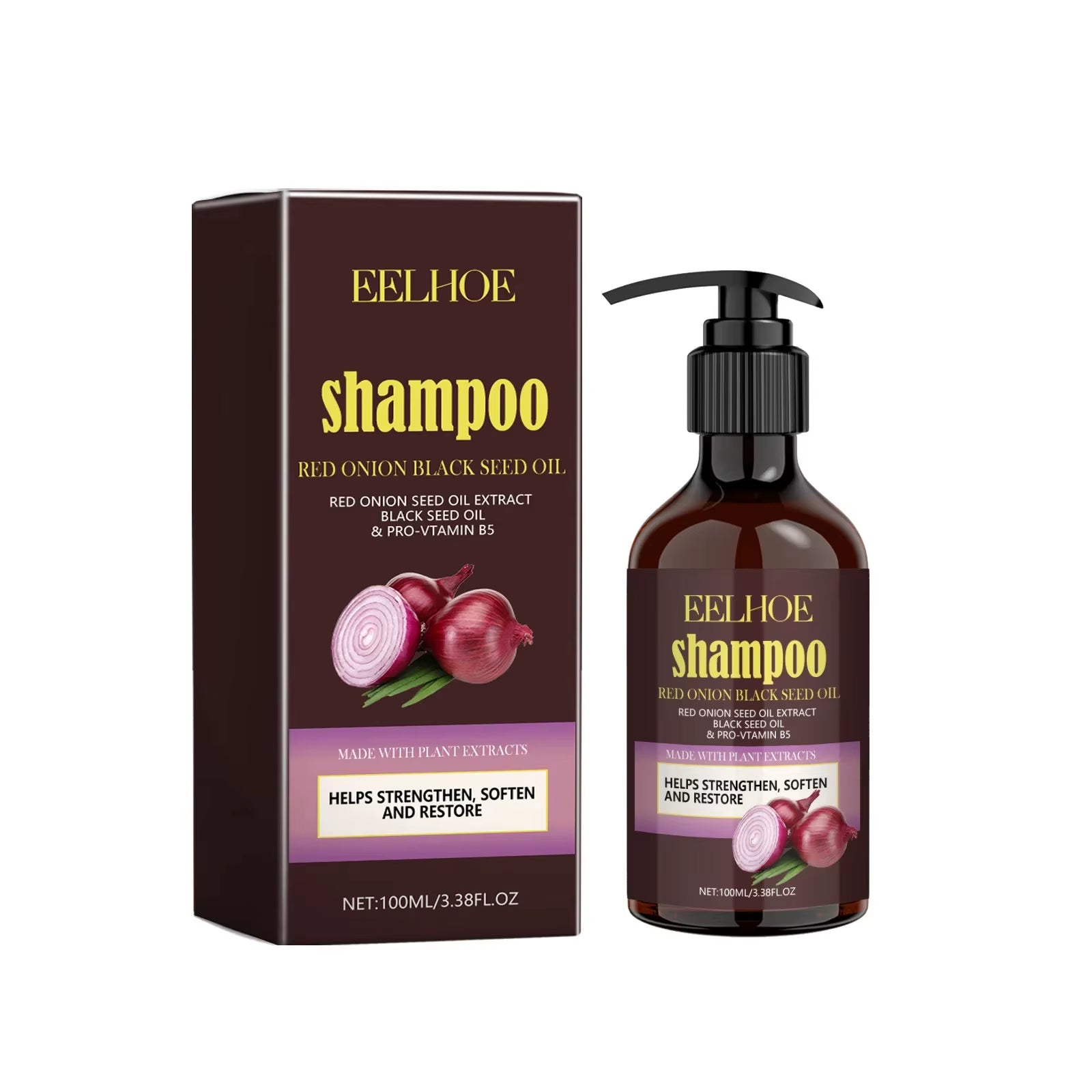 Red Onion Shampoo Black Seed Oil Hair Care Shampoo Hair Care Cleansing Scalp Refreshing Shampoo Hair Care Oil