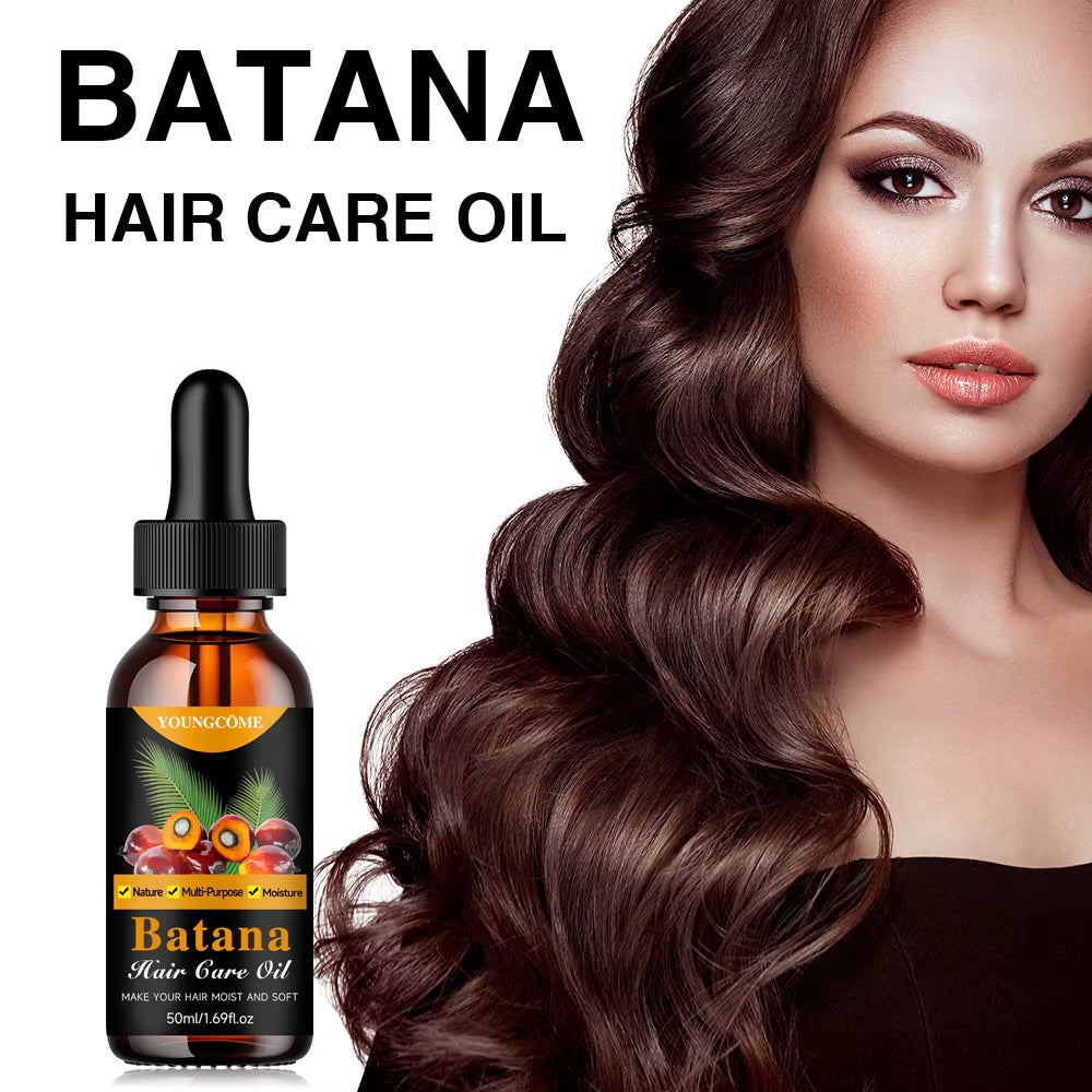 Batana Hair Care Oil, Professional Hair Care Deep Conditioning for All Hair Types, Smoothing Hair Care Oil, Nourishing Hair